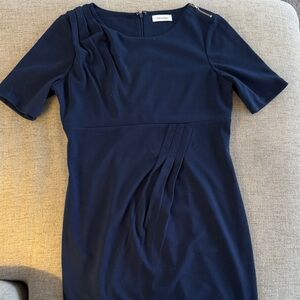 Calvin Klein Dark Blue Short Sleeve Dress